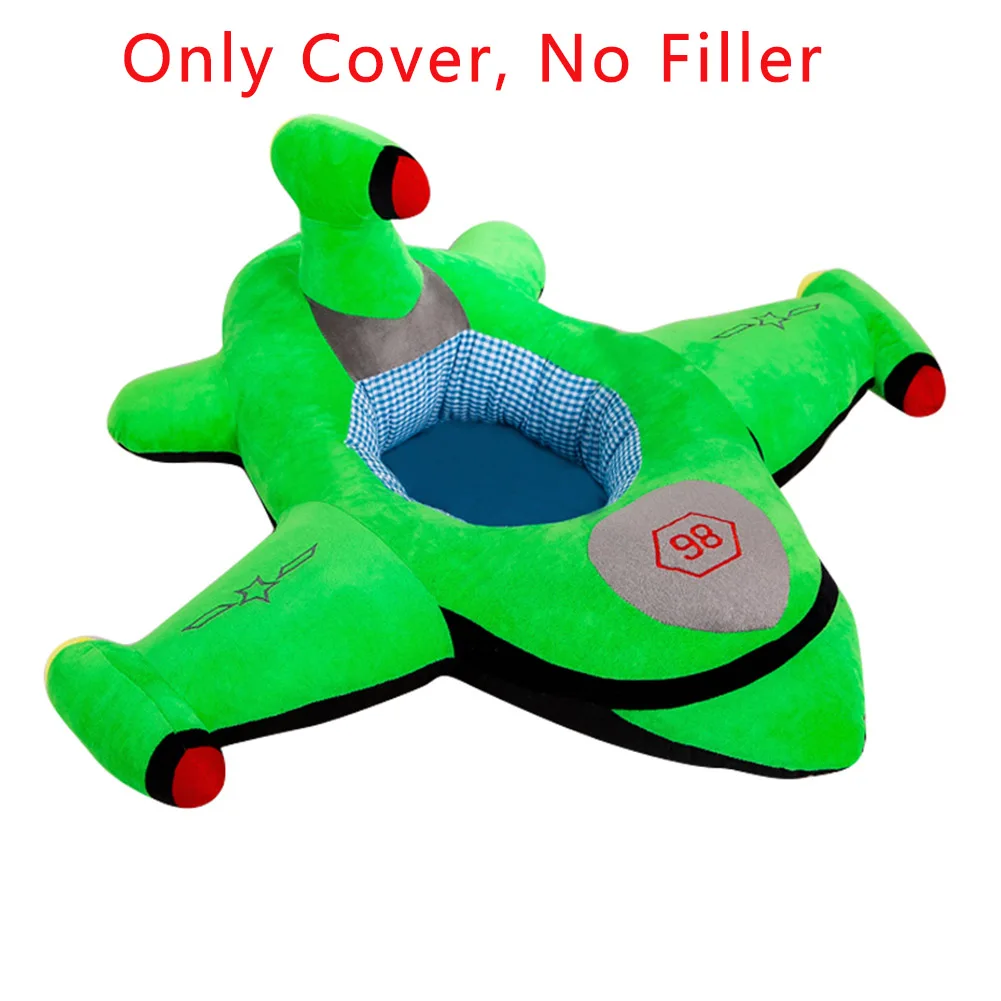 Green Cartoon Baby Sofa Cover Learning to Sit Chair Cover Comfortable Toddler Nest Toddler Washable without Filler Cradle Sofa Chair - Цвет: Green