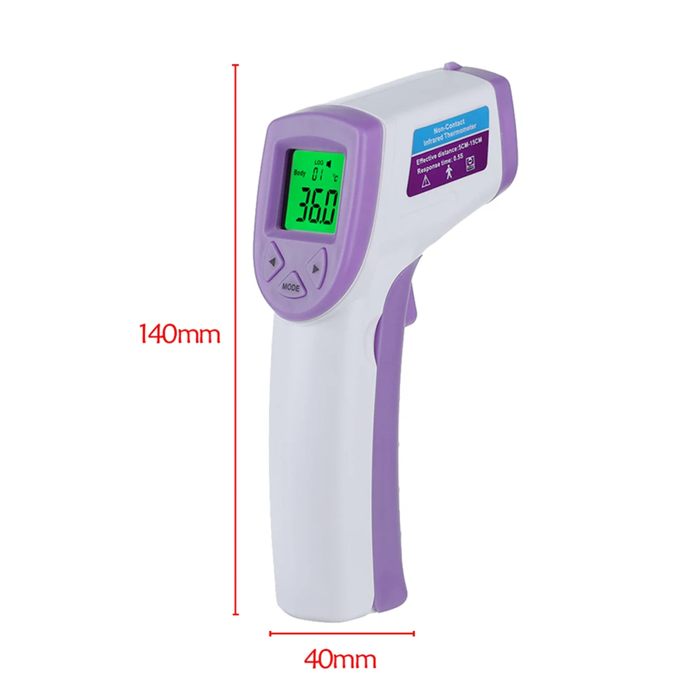 Lcd цифровой инфракрасный термометр температура тела для взрослых детей Бесконтактный Лоб тела термометр с подсветкой DT6