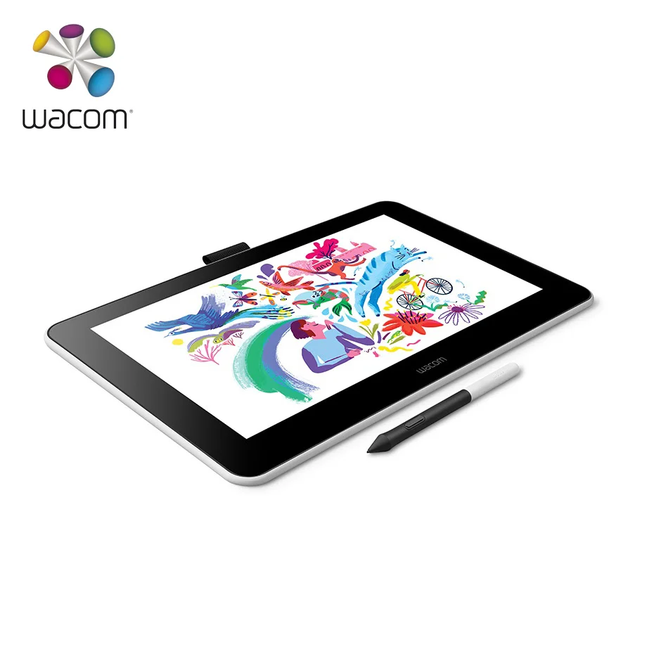 

Wacom One DTC-133 HD креативный графический дисплей 13,3 "графический монитор планшет с программным обеспечением работает с Mac, ПК и Chromebook
