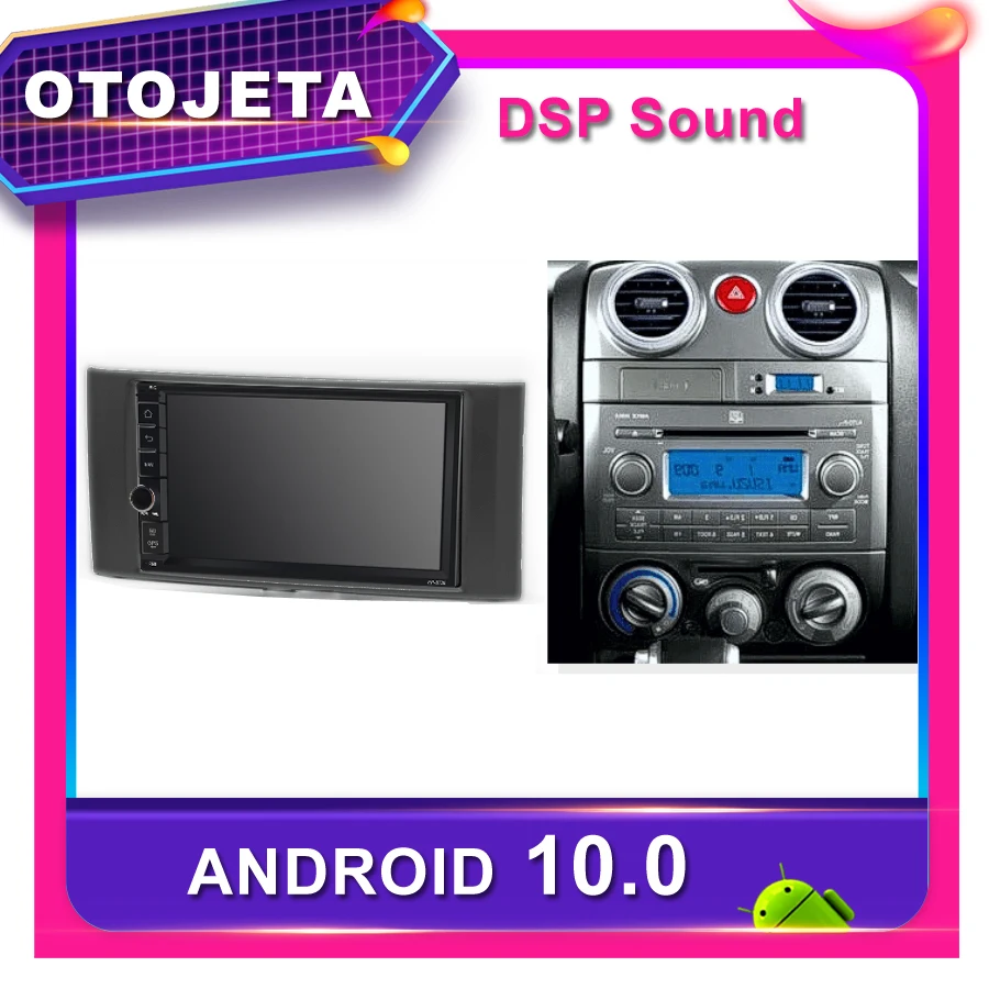 Рамка android 10,0 dvd-плеер автомобильный Радио для Isuzu D-max Dmax Автомобильный gps навигатор bluetooth стерео Мультимедиа DVR магнитофон