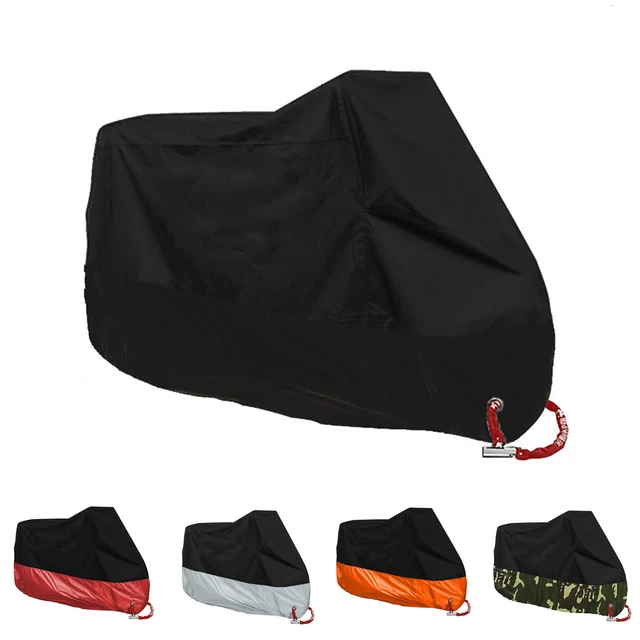 US $13.67 Waterproof Motorcycle cover protector dustproof chopper scooter cover lockholes design motocross r