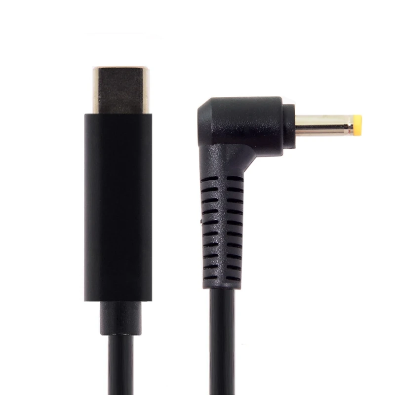 DC 4,0*1,7 мм Мощность PD кабель для зарядки 18-20V постоянного тока до Тип C USB-C Вход для ноутбука Тетрадь