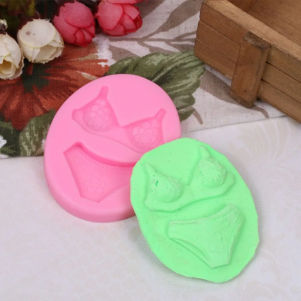3D сексуальное нижнее белье силиконовые формы DIY шоколадные помадки торт мыло
