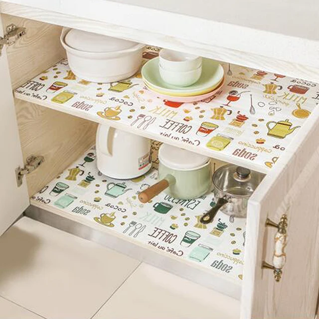 Rajzfilm Vághat Szekrényeket Párnás Papír Fiók Vastag Vízálló Nedvességkonyhák Otthoni Ruhásszekrény Pad Cipő Szekrény Szőnyeg Otthon - Image 5