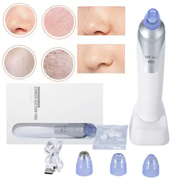 

Portable Facial Pore Cleaner Nose Blackhead Removal Vacuum Comedo Suction Tool Beauty Device Face Microdermabrasion Machine