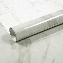 Мраморная самоклеящаяся настенная бумага, съемная кухонная виниловая маслостойкая настенная наклейка, подкладка стола, контактная бумага в рулоне(60*200 см