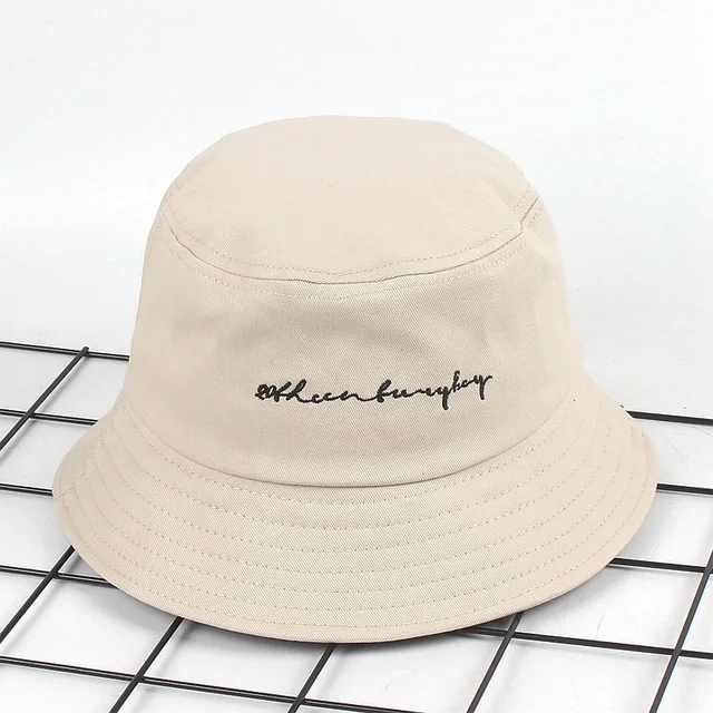 Summer Bucket Hats Women Men's Panama Hat Double Sided Wear Fishing Hat Fisherman Cap For Boys Girls Bob Femme Gorro HG10015-4