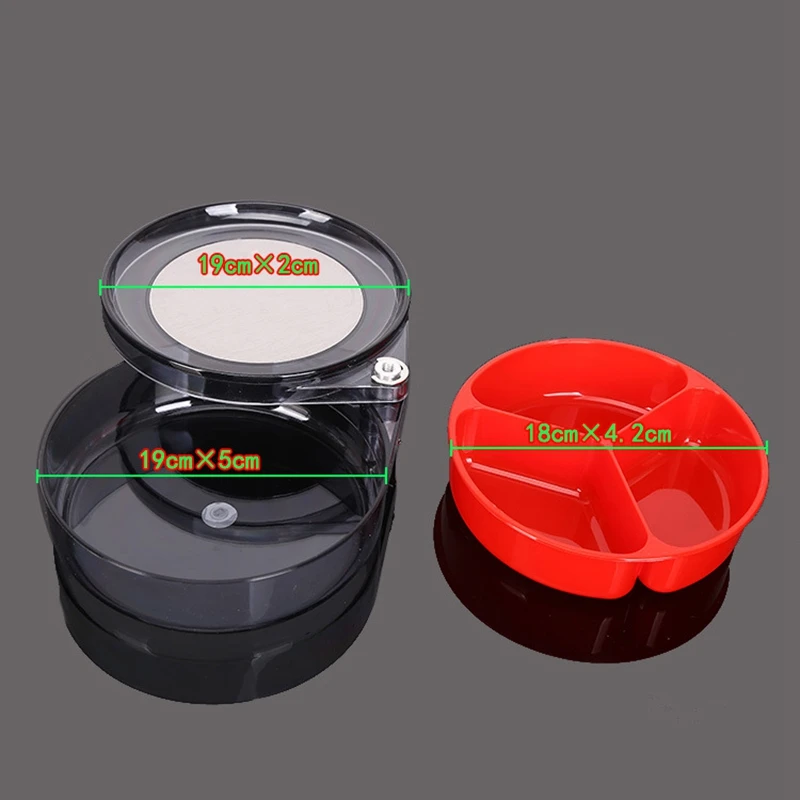 Outdoor Fishing Bait Bowl Multifunction Full Magnetic Fishing Lure Plate Drawing Bait Tray Live Bait Box Super Fishing Tackle Ac