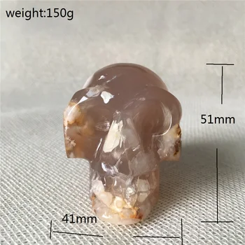 

Natural cherry blossom agate quartz crystal for sale Stones and crystals home decoration decorative crystal skulls