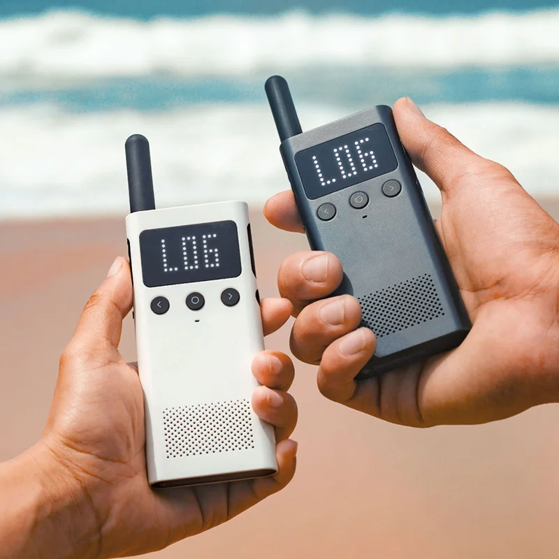  Original Xiaomi Mijia Smart Walkie smart Talkie With FM Radio Speaker Standby Smart Phone APP Locat