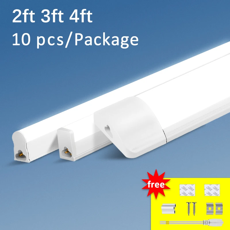

4FT T5 Led Tube Light T8 Led Light Bar 60CM 90CM 120CM 220V 110V Tube Lights for Kitchen Living Room Cabinet Fluorescent Lamp