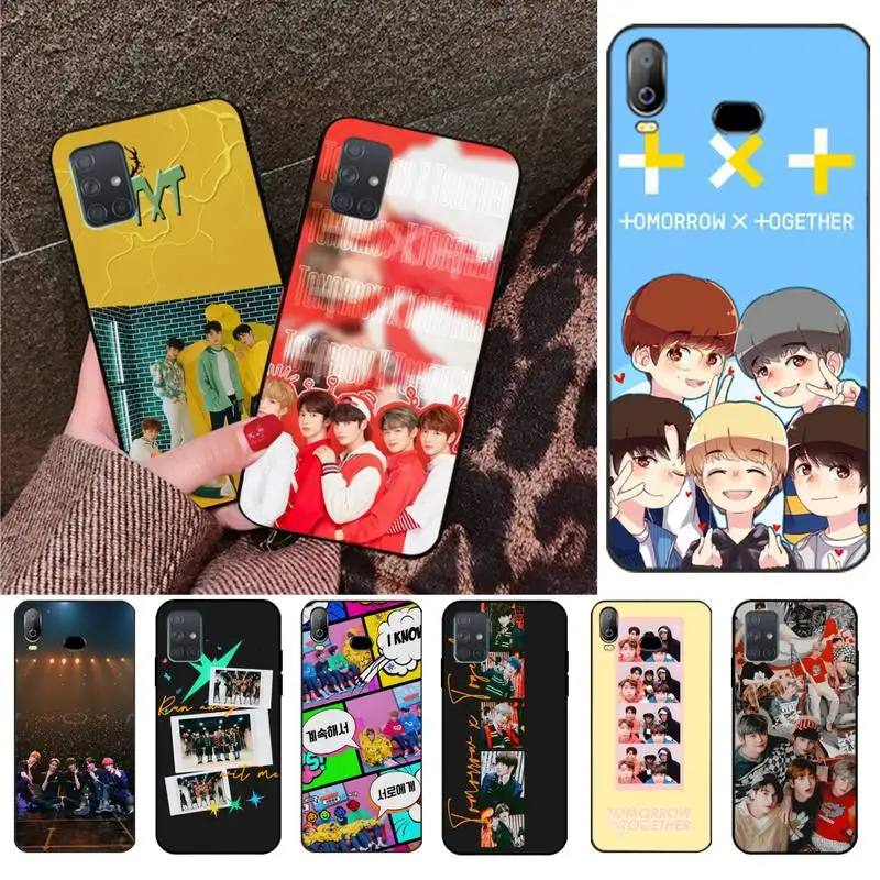 CUTEWANAN KPOP TXT завтра X вместе DIY окрашенный Шикарный чехол для телефона Samsung A10 A20 A30 A40