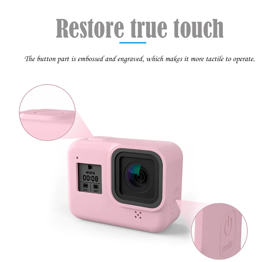 Защитный чехол для Go Pro аксессуары чехол для экшн-камеры защитный силиконовый чехол для GoPro Hero 8 Black Hero camera