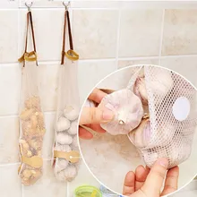 Фруктовая сетка для овощей квалифицированная Прямая поставка Креативный интерьер Полые Дышащие Висячие Сумки для хранения чеснок лук