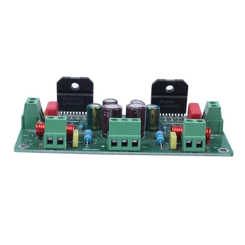 Собранный 68 Вт+ 68 Вт HiFi LM3886TF стерео усилитель плата 50 Вт* 2/38 Вт* 2