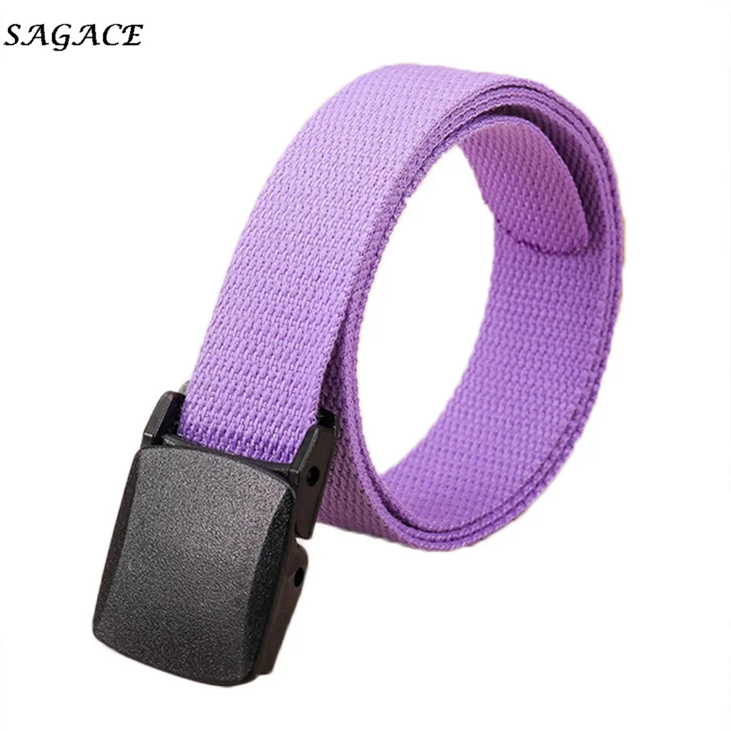 Женский и мужской повседневный ремень SAGACE удобный однотонный для отдыха