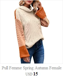 Women's Sweaters Ladies Fashion Autumn Winter Casual Knitwear Slim Fit Long Sleeve Stripe O-neck Knitted Sweater Tops A40