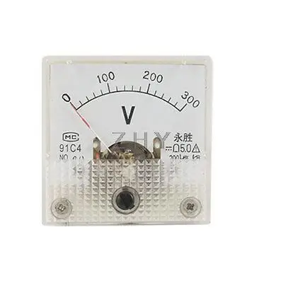 

91C4 DC 300V Analog Pointer Volt Panel Meter Voltmeter