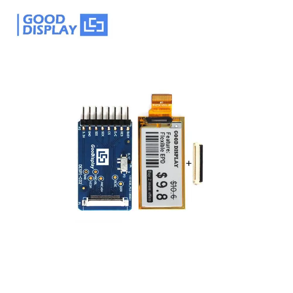 

2.13inch 212*104 flexible partial refresh e-paper module board eink display