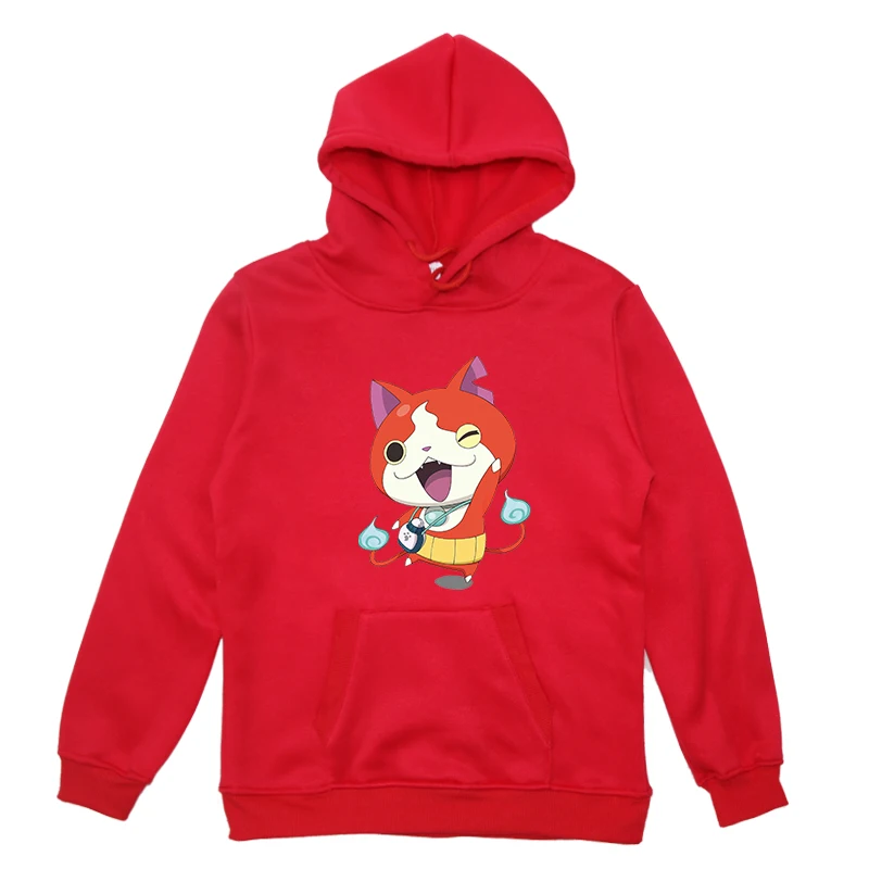 Небесно-голубой Yo Kai watch/Детские толстовки с капюшоном для мальчиков и девочек, свитер, зимняя одежда, хлопковая одежда для маленьких мальчиков с героями мультфильмов - Цвет: Небесно-голубой
