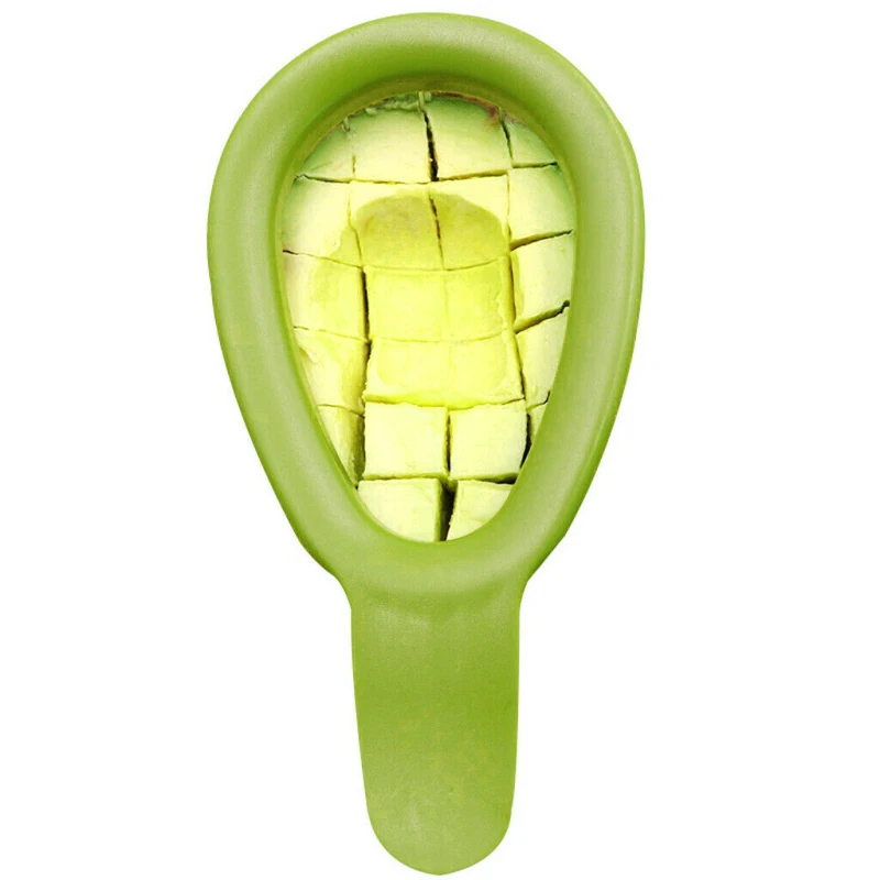 Avocado slicer melon fruits vegetable cutter stainless steel kitchen hand tool gadgets dice cube