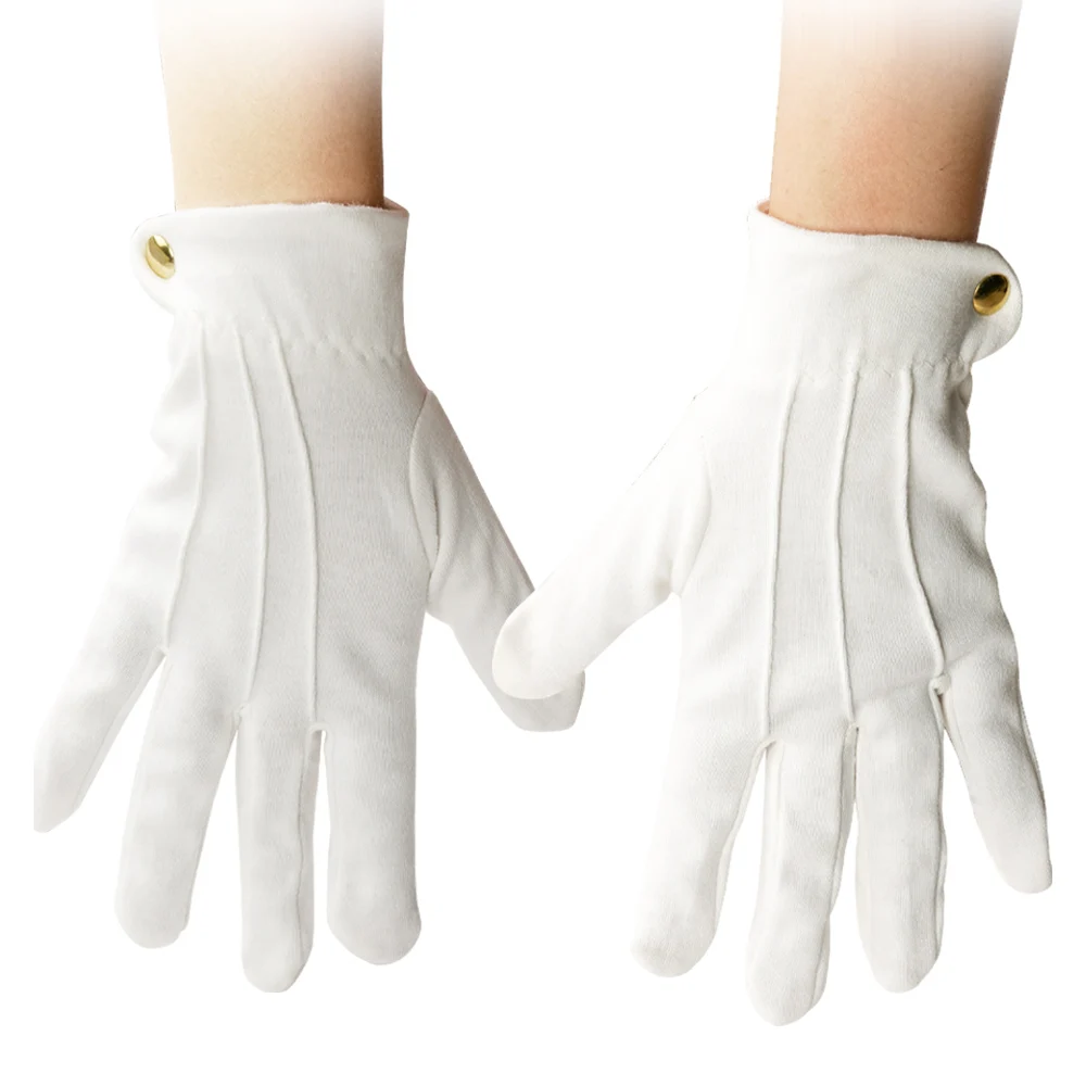 Billiard Gloves Competition Referee Gloves White 2pcs Pool Snooker