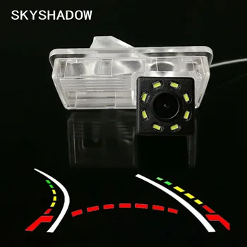 

HD Wireless Car CCD Rear Camera Fisheye 8 12 led dynamic Night Vision bracket waterproof For Toyota LAND CRUISER CROWN 2015 2016