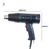 2000W 220V Electric Industrial Grade Heat Hot Air Gun Stepless Adjustable Hair Dryer Car Film Tool EU Plug Digital Display 4