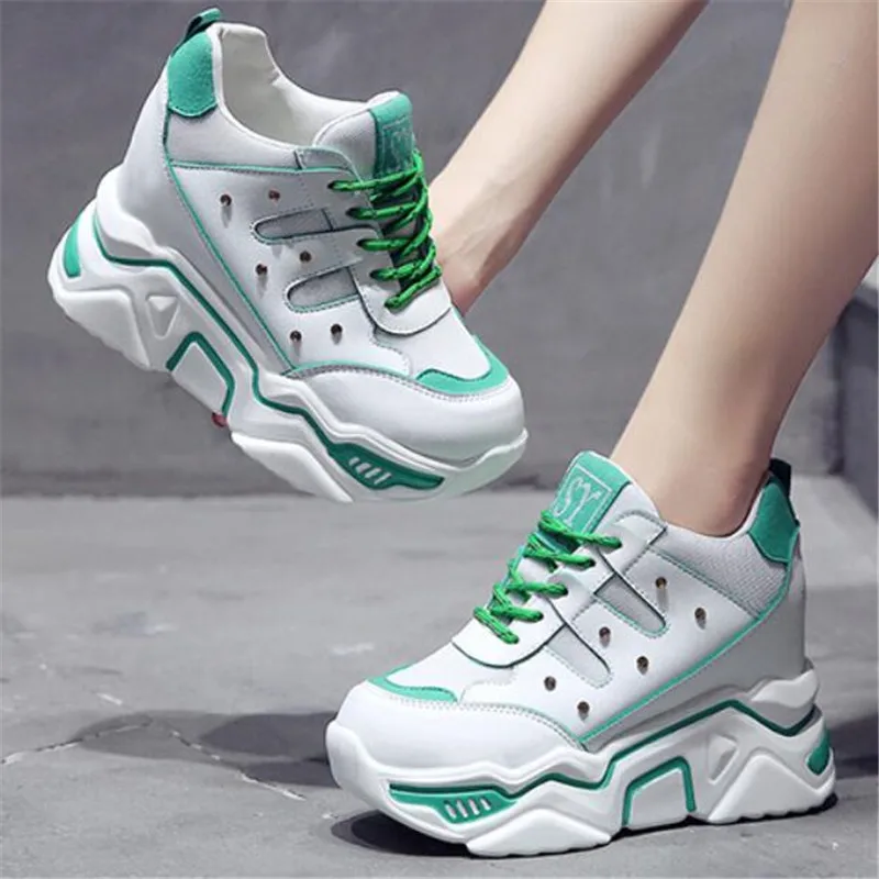 

Fashion Chunky Sneakers Women Trainers Dad Platform Shoes Woman Sneakers 2020 New Casual Shoes Wedges basket Zapatillas Mujer
