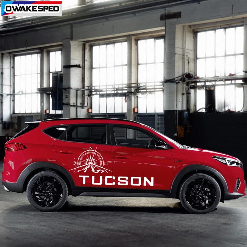 1 компл. Для-Hyundai Tucson компас горный Графический кузов наклейка автомобильный