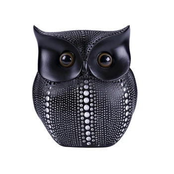 

Nordic Style Owl Shape Cute Bedroom Accessories Figurines Resin Crafts Home Ornament Gifts Desktop Minimalist Small Living Room