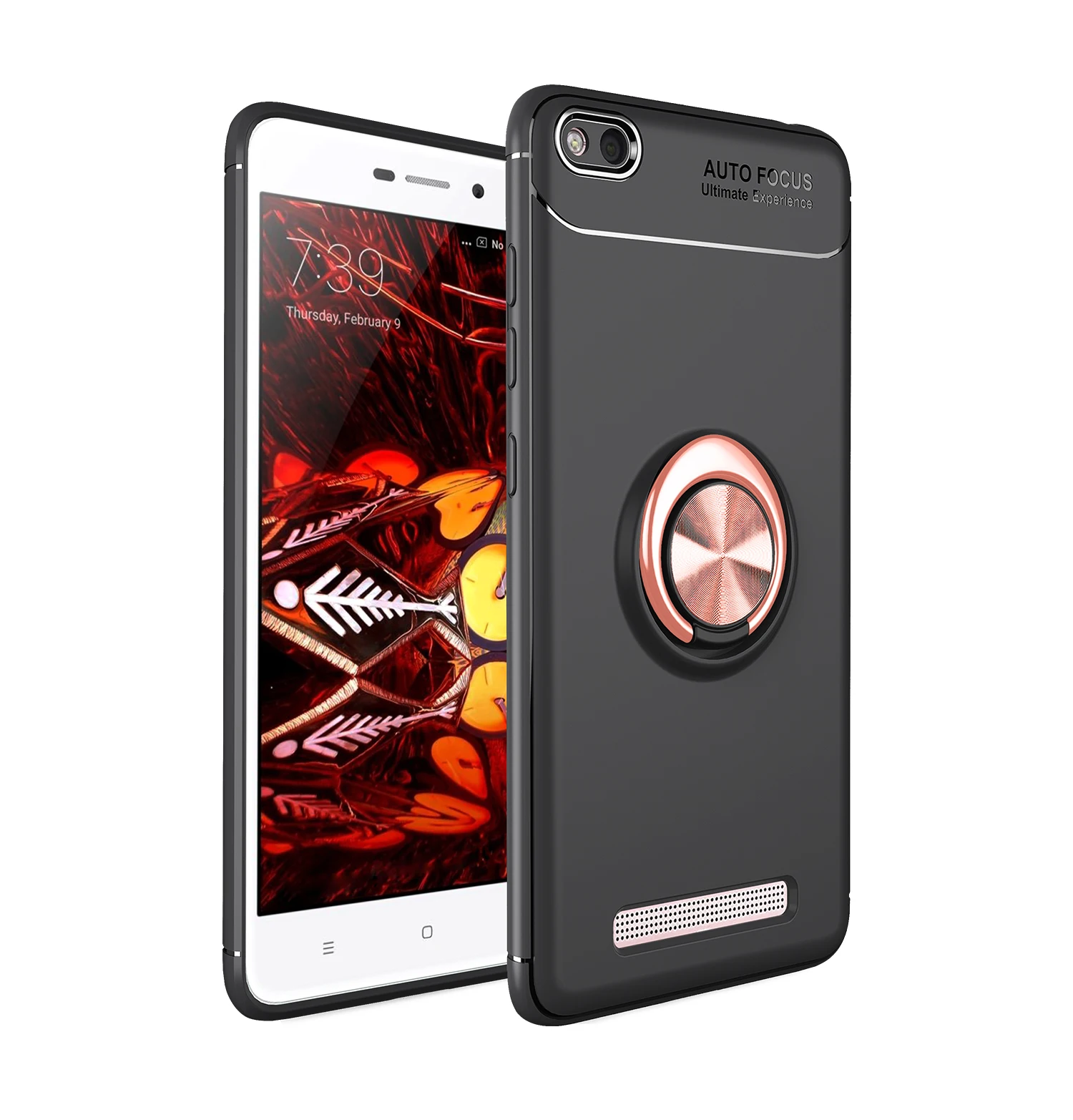 Rose gold black Чехол для Xiaomi Redmi 4A 4 A 2016116 2016117 2016111 2016112 силиконовый чехол для телефона Hongmi 4A однотонный чехол для телефона - Цвет: Rose gold black