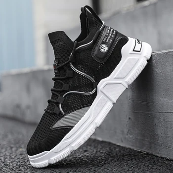 

Men Casual Shoes Breathable Mesh Shoes Men Fashion Sneakers Light Walking Shoes Outdoor Jogging Shoes Trend Men Vulcanize Shoes