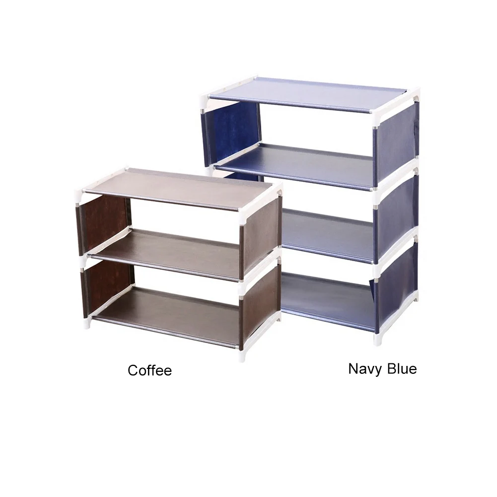Storage Shelves Hanger Shoe Rack Multi Layers Easy Install Modern Solid Simple Organizer Home Use Stand Durable Living Room