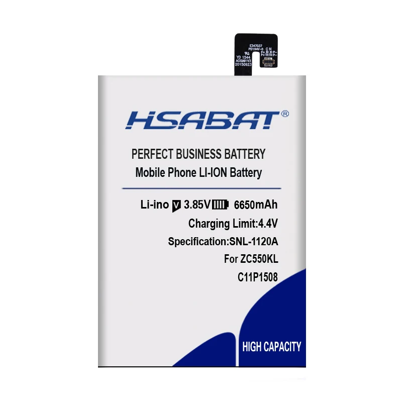 HSABAT C11P1508 6650 мА/ч, Батарея для Asus Zenfone Max 5000 5000Z ZC550KL Z010AD Z010DD C550KL Z010DA