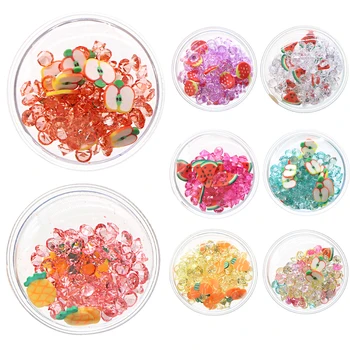 

28*28mm Transparent Quicksand Shaker Bling Sequins Beads Polymer DIY Make Hair Clip Accessories Craft Phone Decoration,10Yc10766