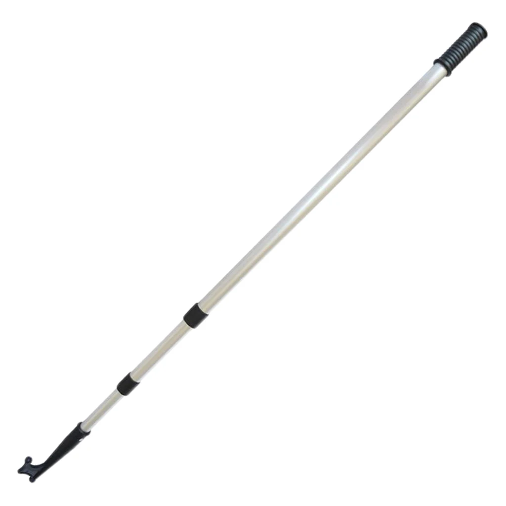 Boat Hook -Telescoping, Floating & Unbreakable - Extends From 42' To 92'