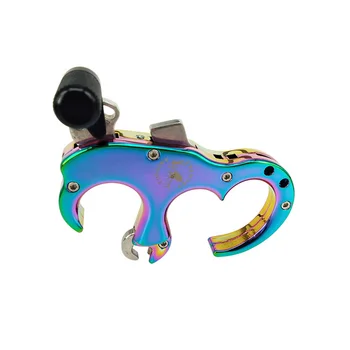 

Compound bow Archery Release Aids Aluminum alloy Grip Caliper Thumb Handle