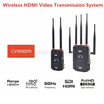 

CVW SWIFT 800 800ft Wireless HDMI Video Transmission System HD image Wireless Transmitter Receiver Support smartphone Monitor