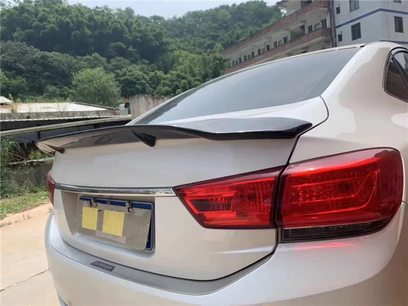 Для карбоновый спойлер Honda accord-евро 14, 15, 16, 17, задняя губа задний спойлер высокое качество цвет заднее крыло TSX хвост автомобильные аксессуары
