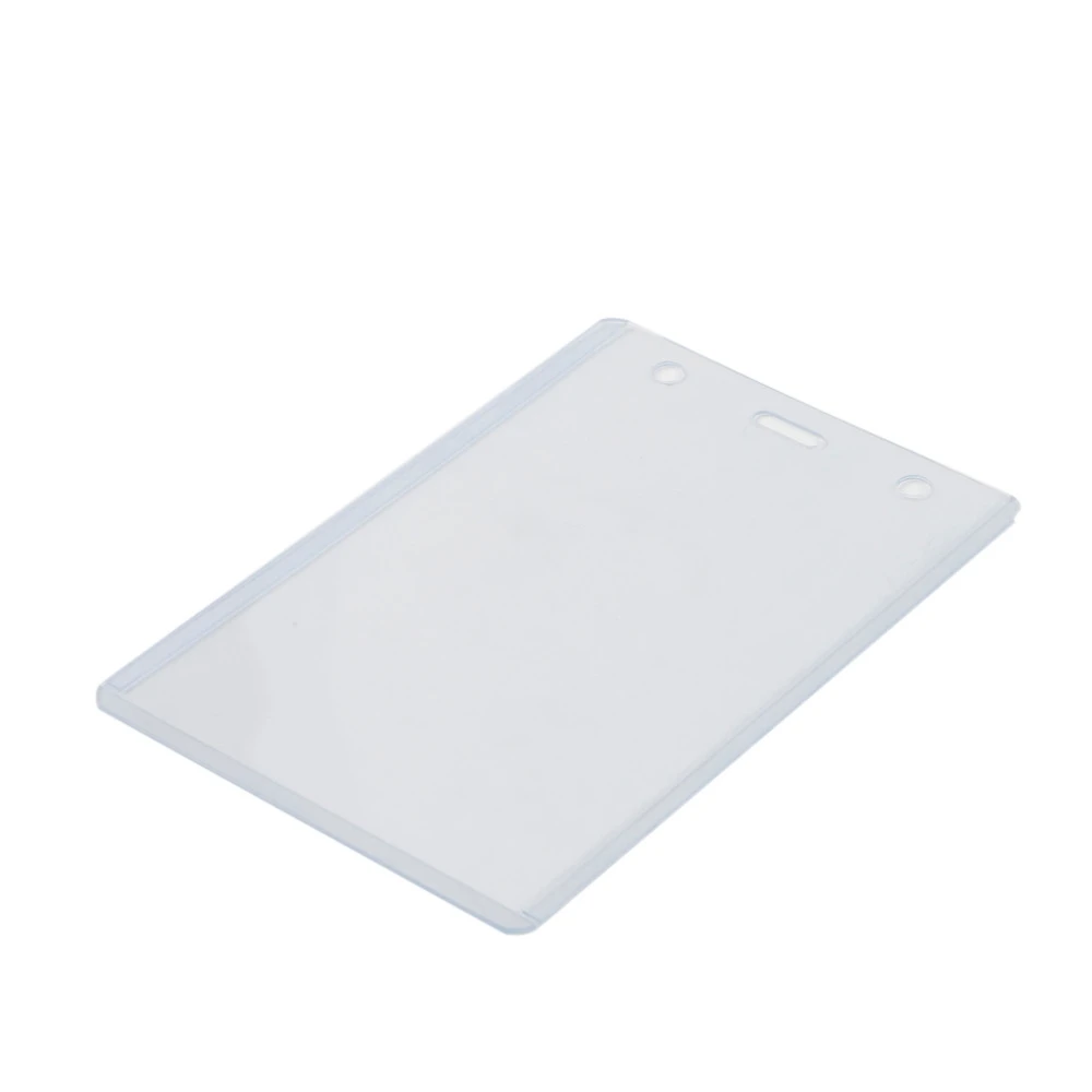 

Pvc Hard Plastic Business Id Badge Card Holder Case