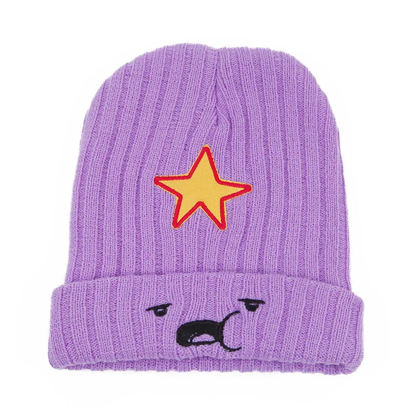 

New Winter Hats For Women And Men Modno Star Fashion Lovely Cute Hat model Lumpy Space Princess hat Female Skullies Beanies Hat