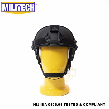 

ISO Certified Size S/M MILITECH NIJ Level IIIA 3A FAST High XP Cut Bulletproof Aramid Ballistic Helmet With 5 Years Warranty