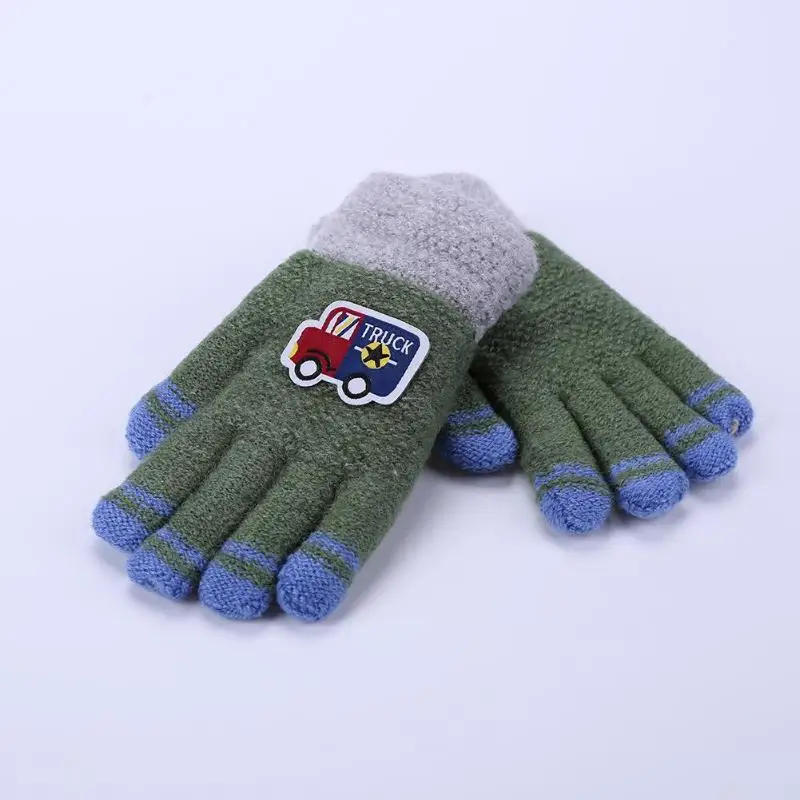 1 пара, детские перчатки для малышей, зимние теплые удобные мягкие корейские милые легкие в использовании ветрозащитные перчатки, чехол для рук