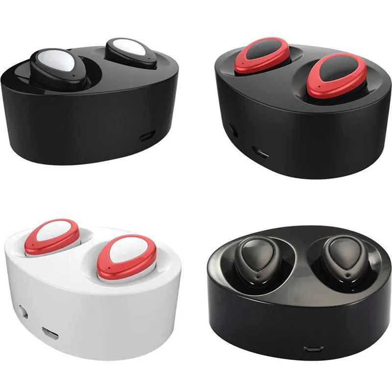 

Jinreach K2 Bluetooth Earphone TWS True Wireless Earbuds Stereo Sport Headset Earpiece with Charging Box Bluetooth V4.1