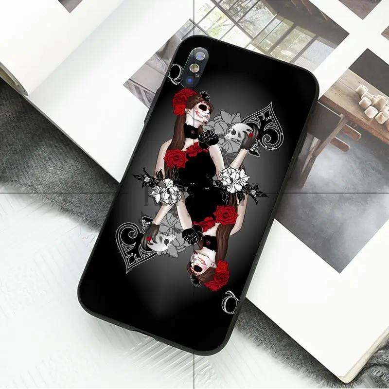 Poker Spades A joker Spades K.