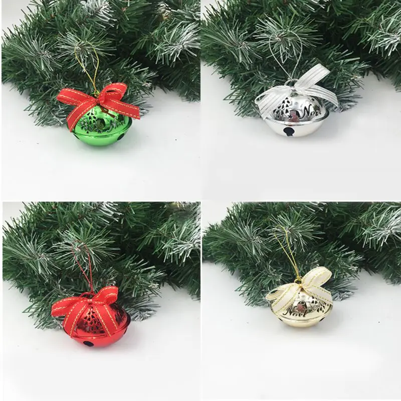 Кованое железо Jingle подвеска с бубенчиками Рождественская елка колокольчики подвесные рождественские украшения Новинка