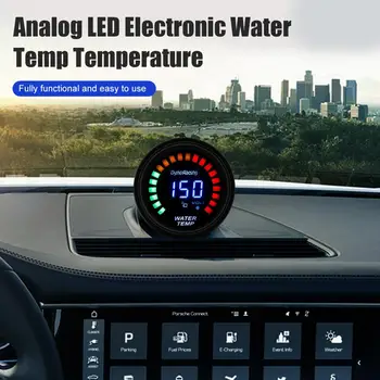 

Car Water Temp Gauge 20~150 ℃ C 2" 52mm Universal LED Smoke Len Digital 12V Water Temperature Meter with Sensor Car Gauge