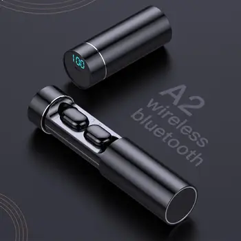 

TWS A6 Mini Wireless Bluetooth Earphone Binaural 5.0 Stealth In Ear Headset IPX5 Waterproof Sports Running Headphones