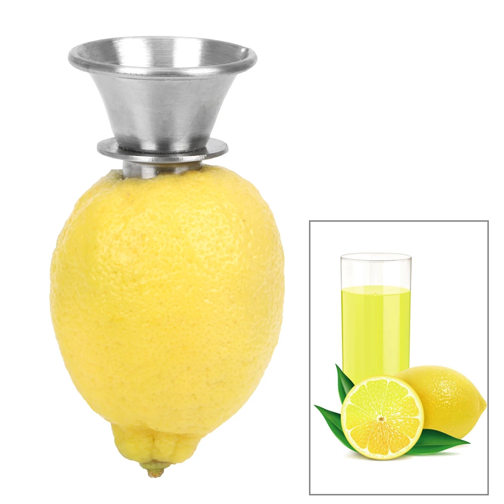 Exprimidor de limón de acero inoxidable, exprimidor manual de  limón resistente fácil de apretar con mango de silicona antideslizante,  exprimidor ergonómico de cítricos y exprimidor de frutas para naranjas  pequeñas, limas 